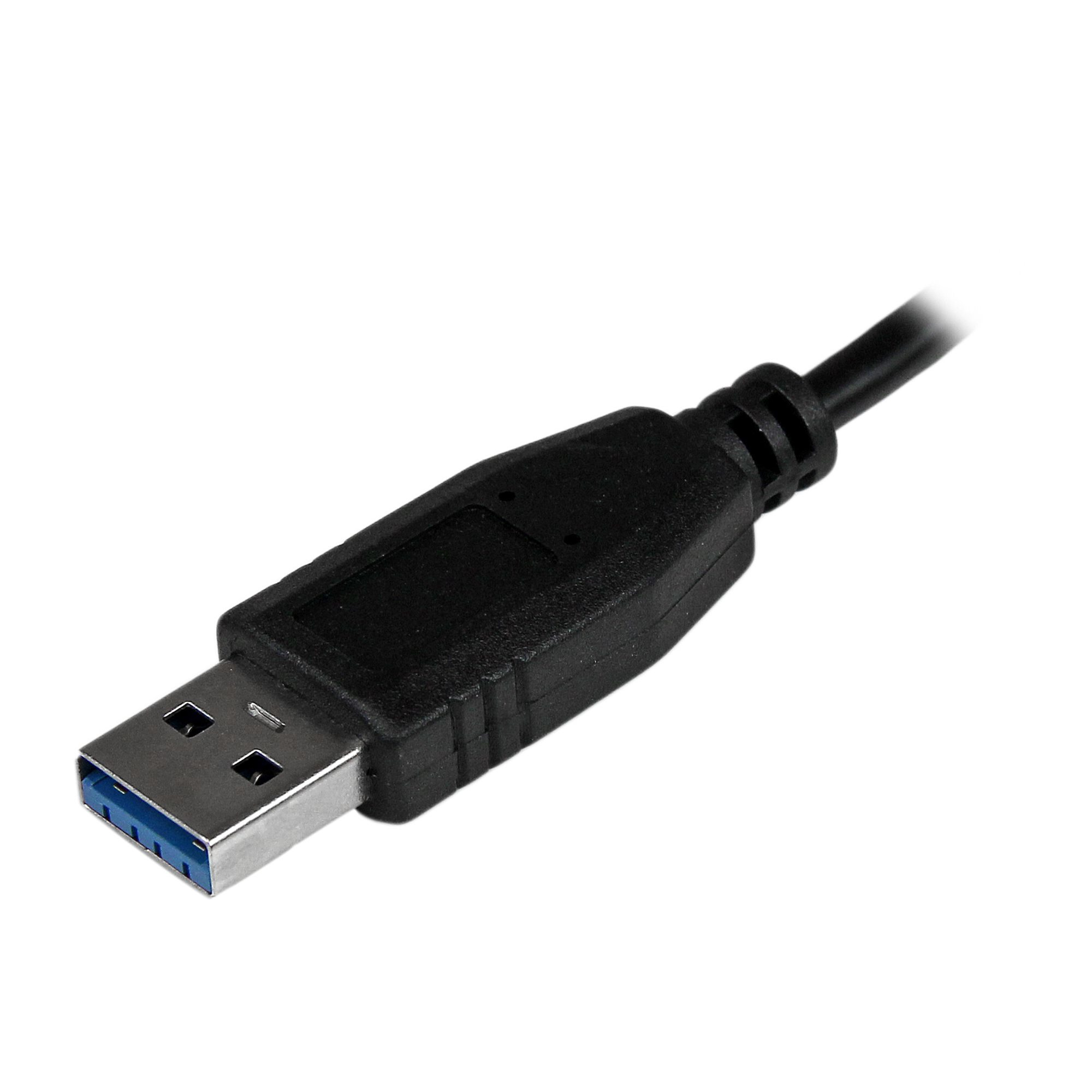 StarTech.com Portable 4 Port SuperSpeed Mini USB 3.0 Hub - 5Gbps - Black - TAA – image 4