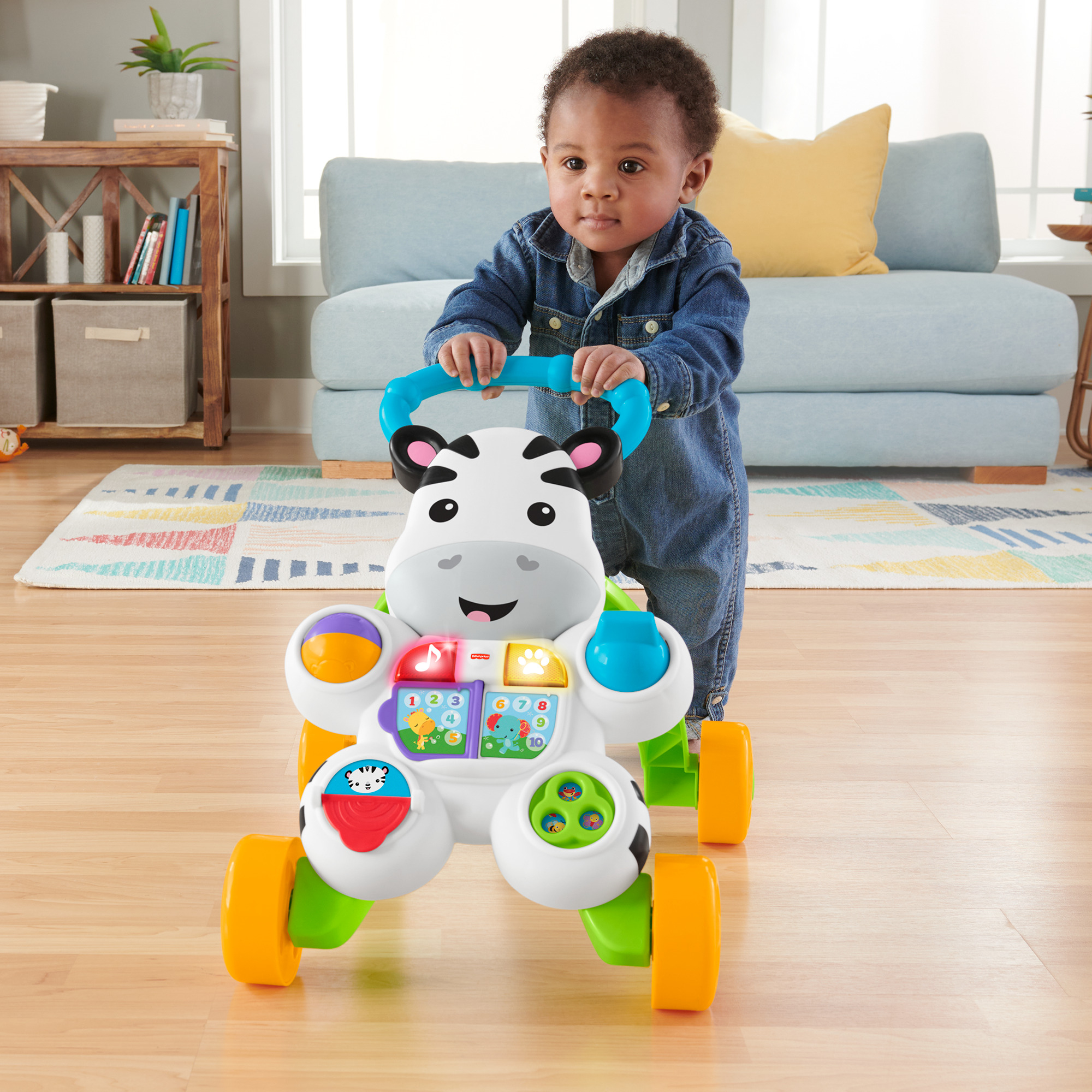 عکس Fisher-Price واکر آموزشی زبرا - نسخه فرانسوی