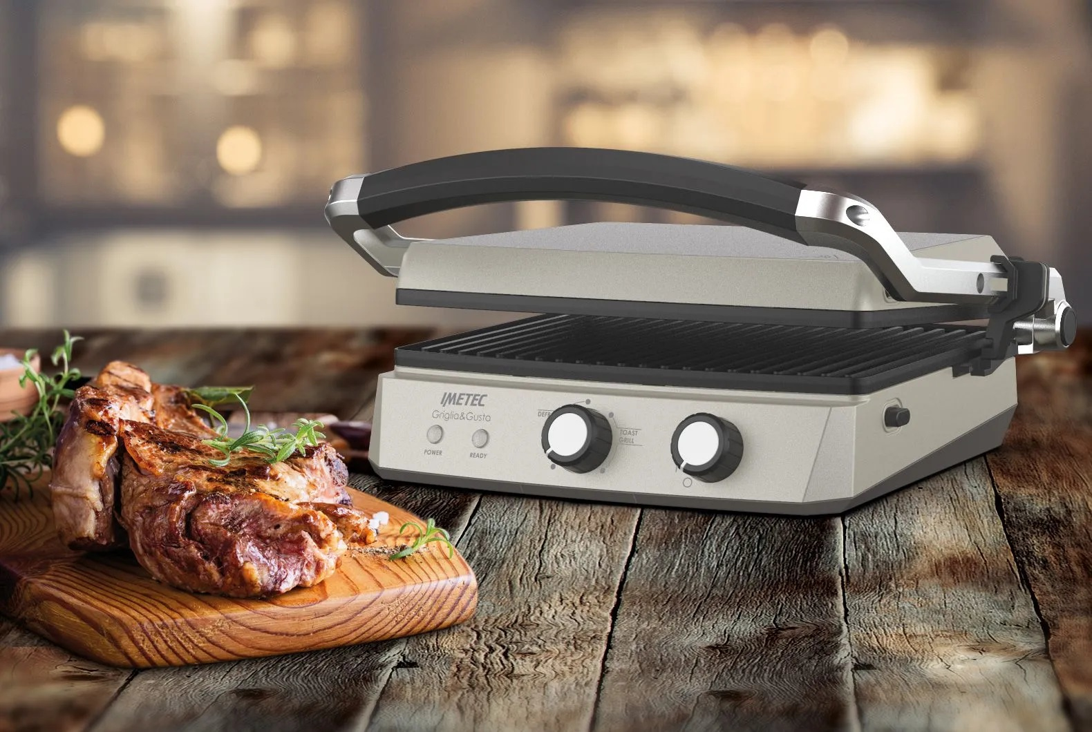 Imetec Griglia&Gusta contact grill – image 2