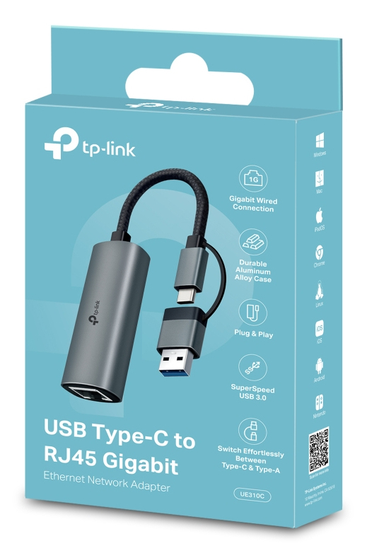 TP-Link USB Type-C to RJ45 Gigabit Ethernet Network Adapter – image 9