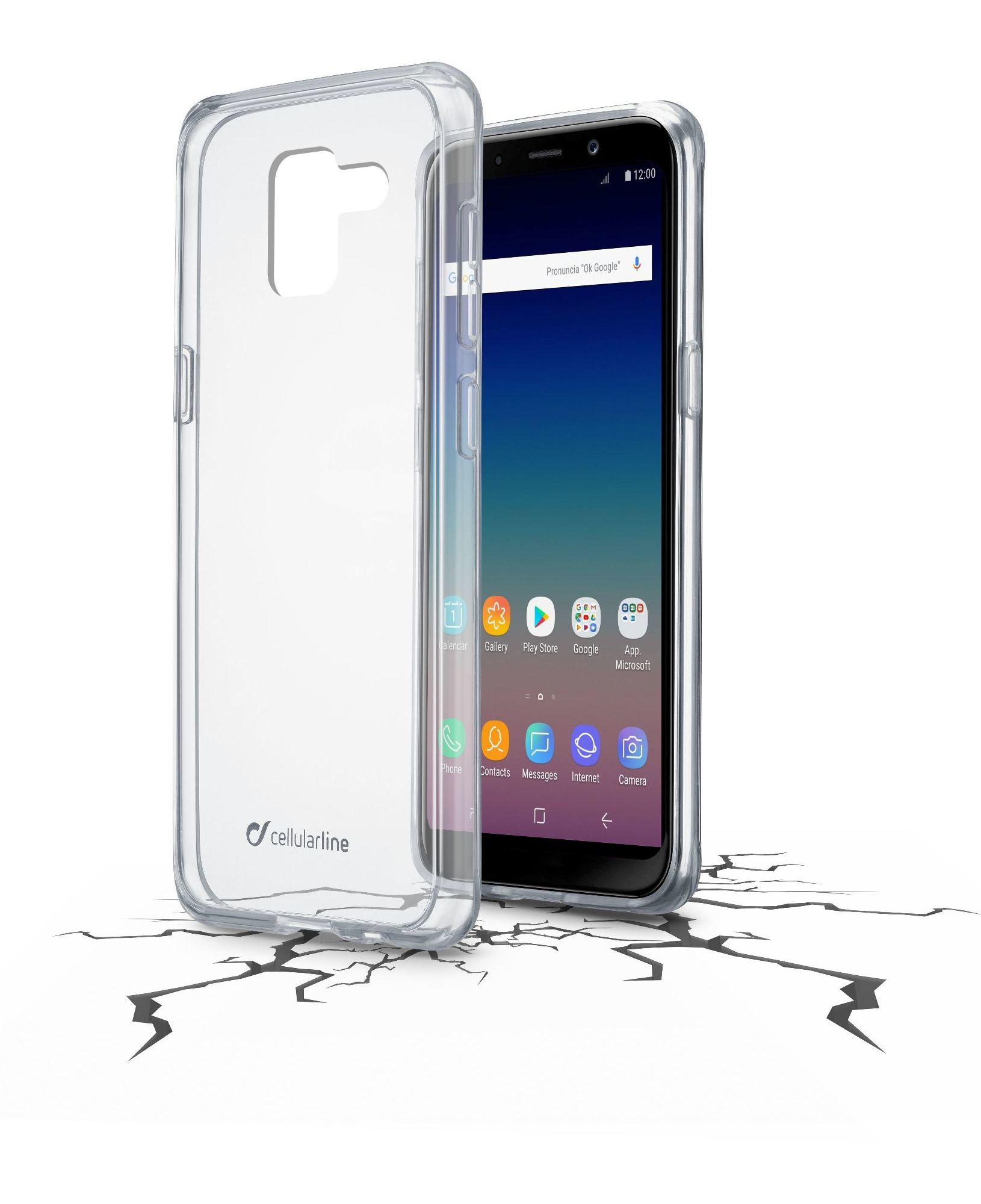 Cellularline Clear Duo - Galaxy J6 (2018) – image 1
