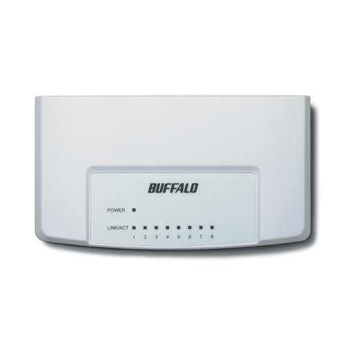 Buffalo LSW3-TX-8EP/W network switch White – image 2