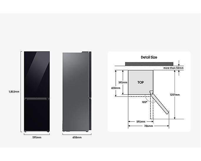 Samsung RB34A7B5D22/EF fridge-freezer Freestanding – image 4
