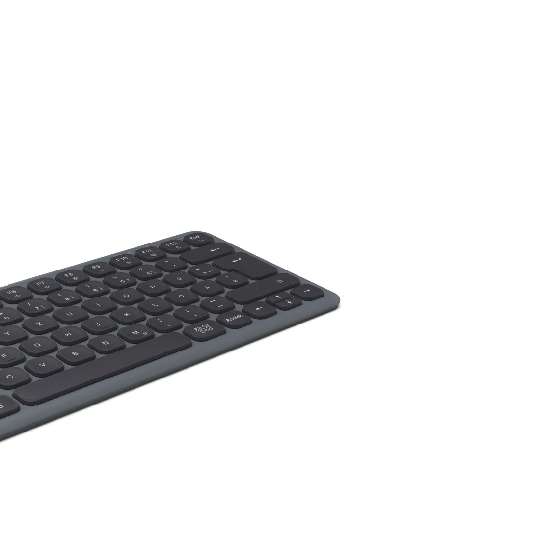 Hama WK-500 keyboard Home/Office RF Wireless + Bluetooth QWERTZ German Black, Dark Grey – image 7