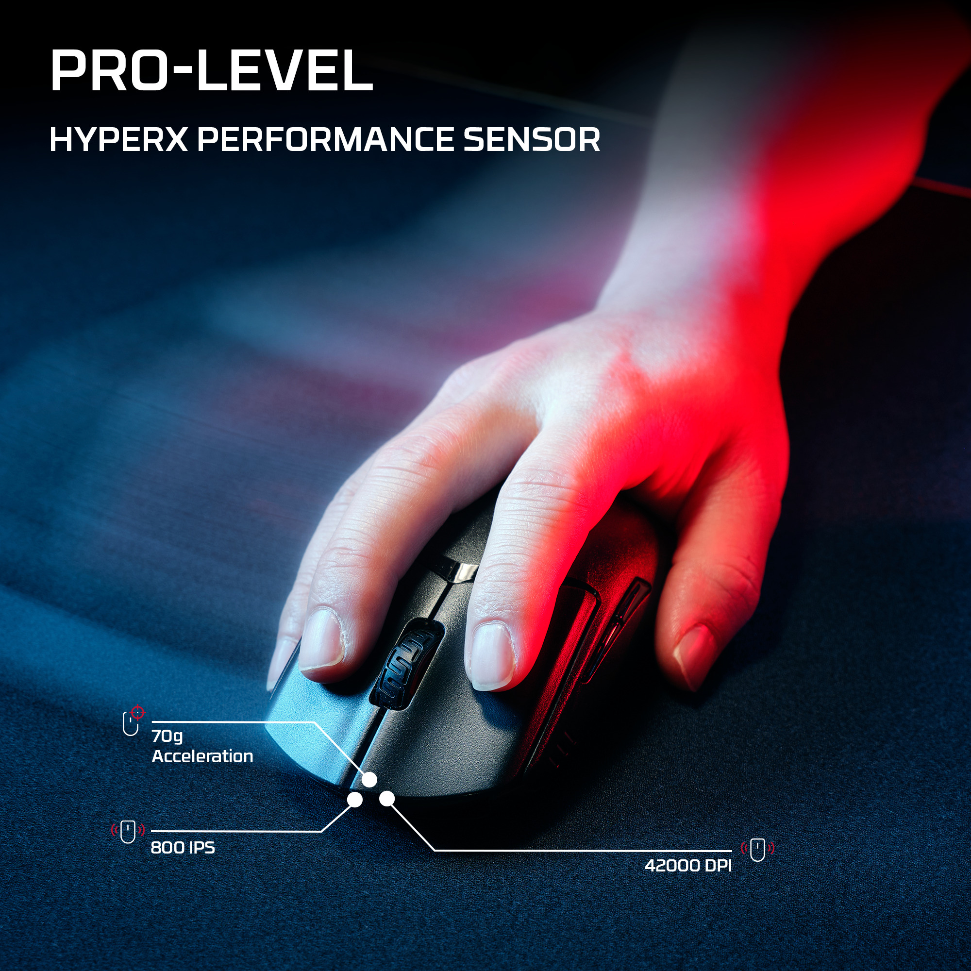 HyperX Pulsefire Haste 3 - Wireless Gaming Mouse – image 8