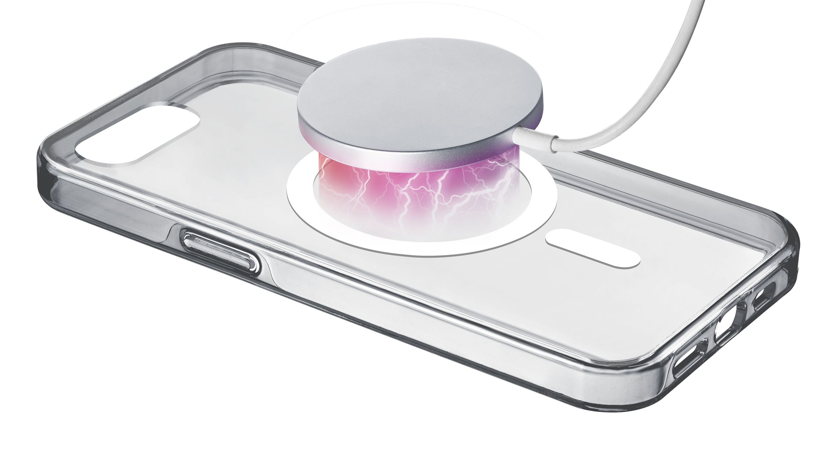 Cellular Line - Funda Cellularline Clear Mag para iPhone 16e.