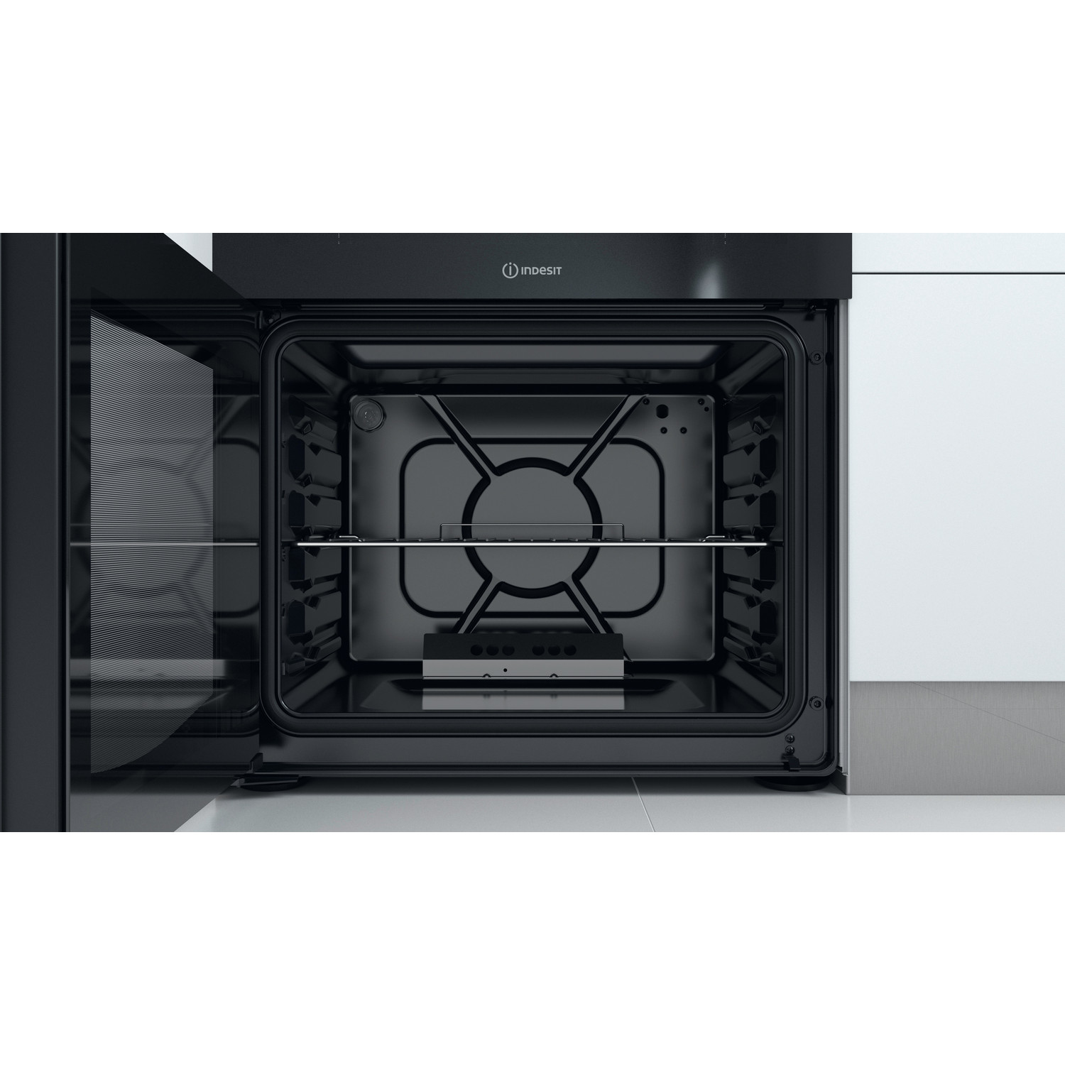Indesit ID67G0MCW/UK cooker Freestanding cooker Gas White – image 6
