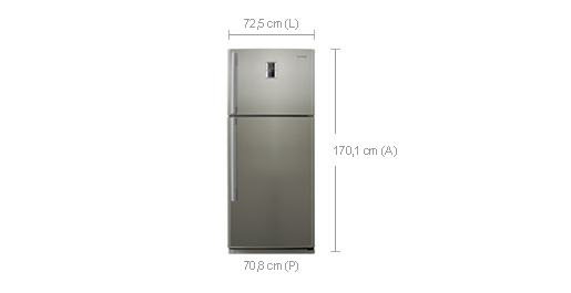 Samsung RT50QBPN Freestanding Stainless steel – image 3