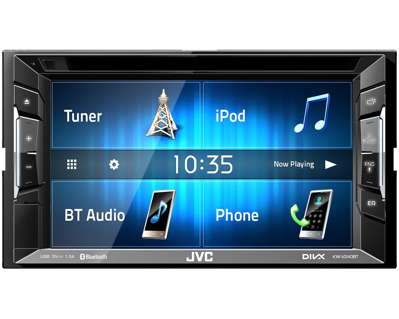 JVC KW-V240BT car media receiver Black – image 1