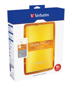 Verbatim Store 'n' Go USB 3.0 Portable Hard Drive 1TB Sunkissed Yellow – image 5