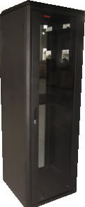 Intellinet 203791 rack cabinet 27U Freestanding rack Black