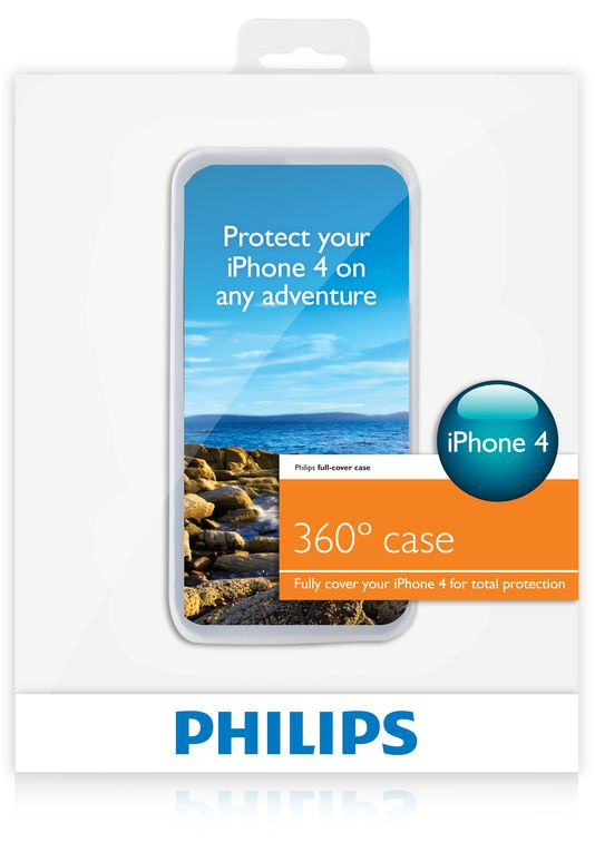 Philips DLM1358/17 mobile phone case Cover Translucent, White – image 2