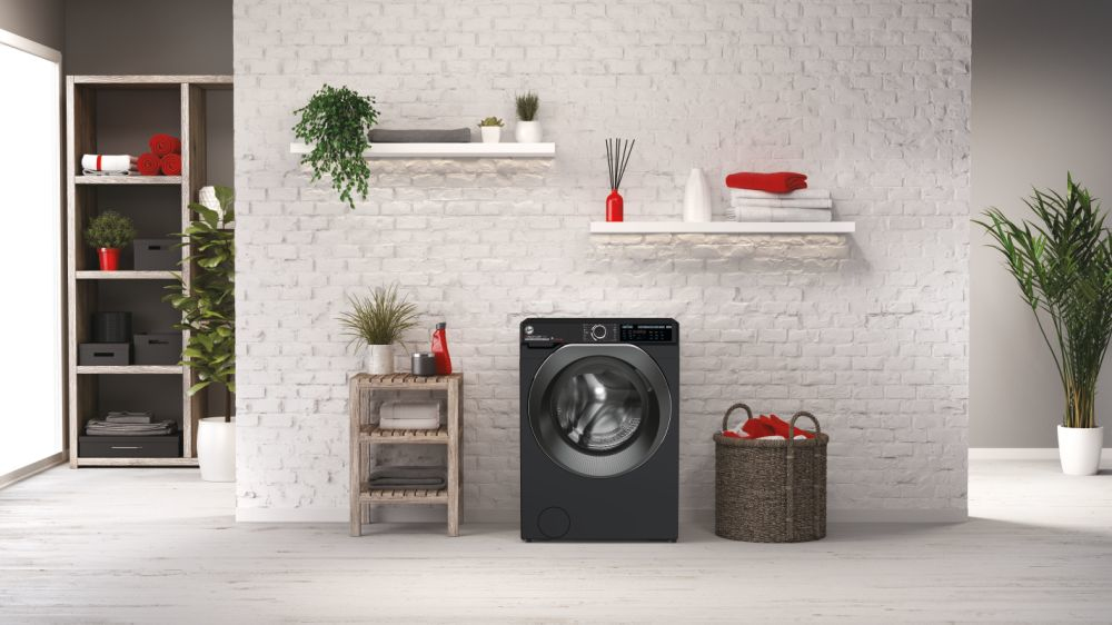 Hoover H-WASH&DRY 500 HDD4106AMBCB-80 washer dryer Freestanding Front-load Black – image 7