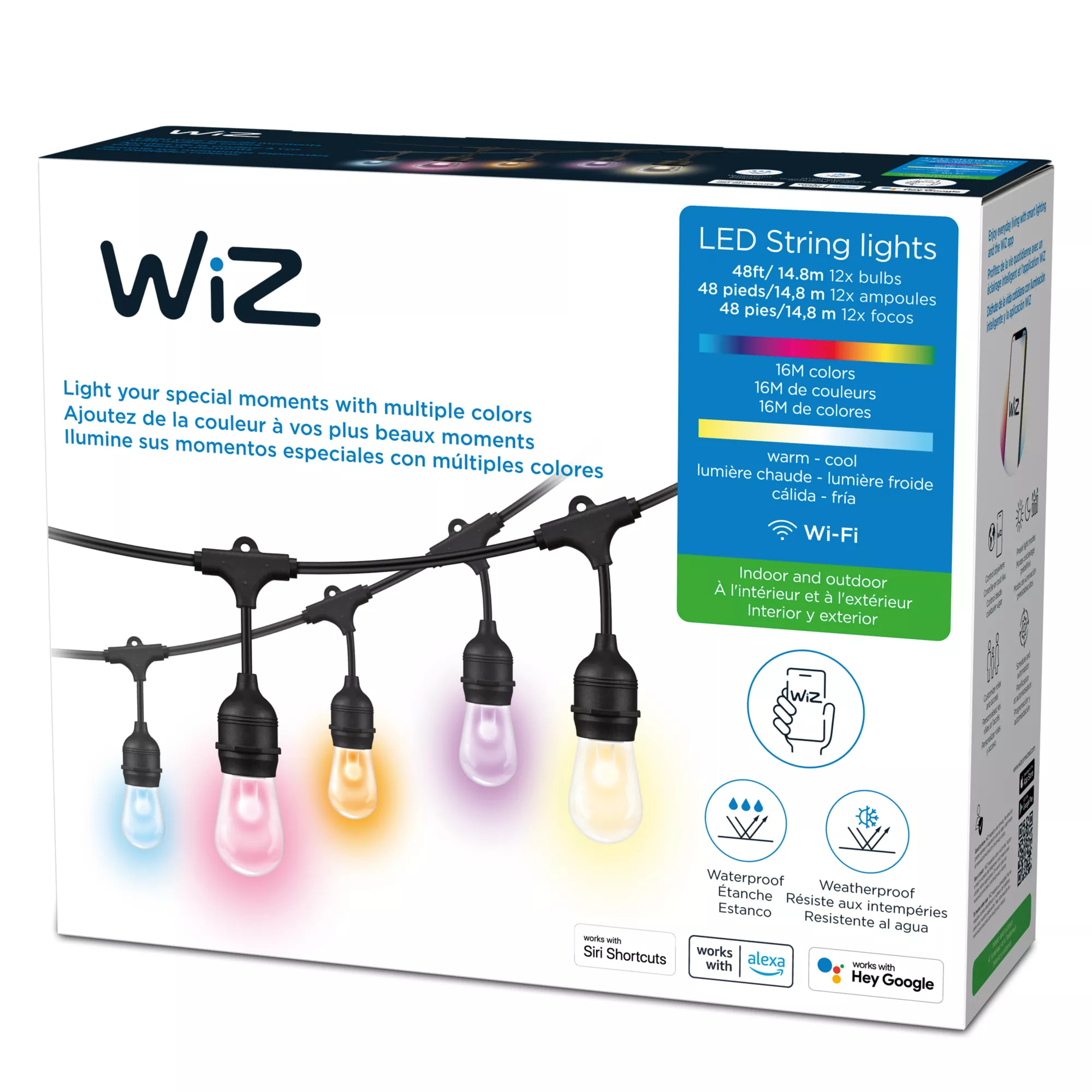 WiZ 046677604363 smart lighting Smart strip light Wi-Fi/Bluetooth – image 4