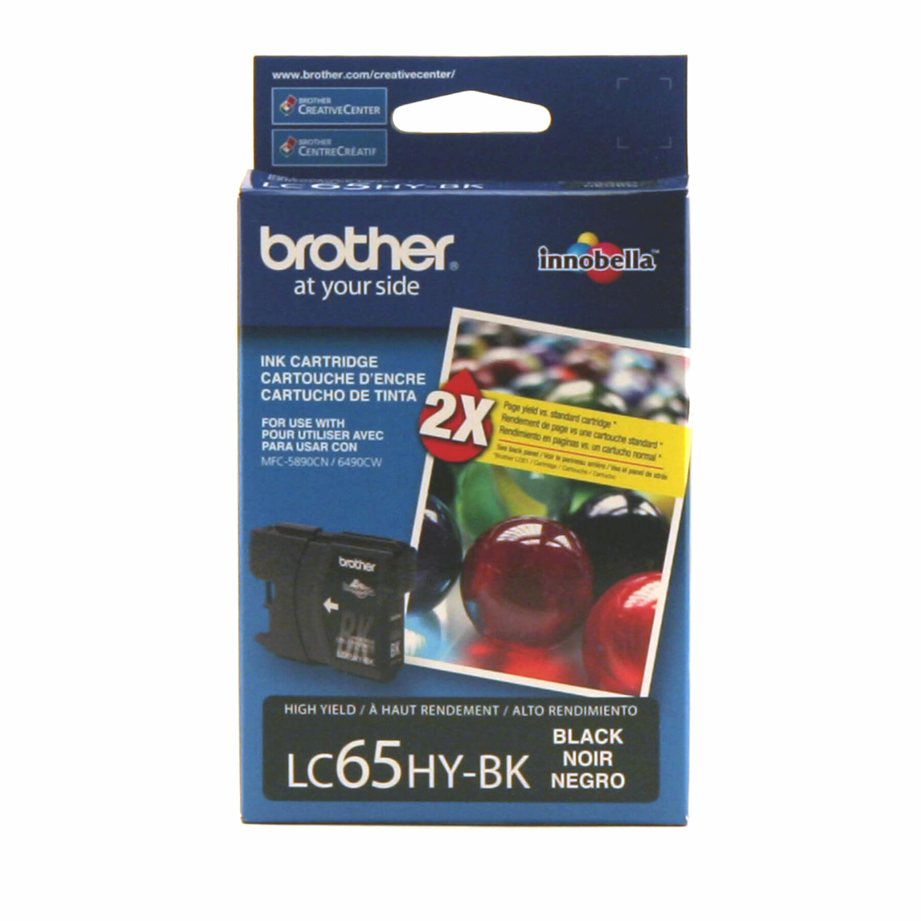 Brother LC-65HYBKS ink cartridge Original High (XL) Yield Black