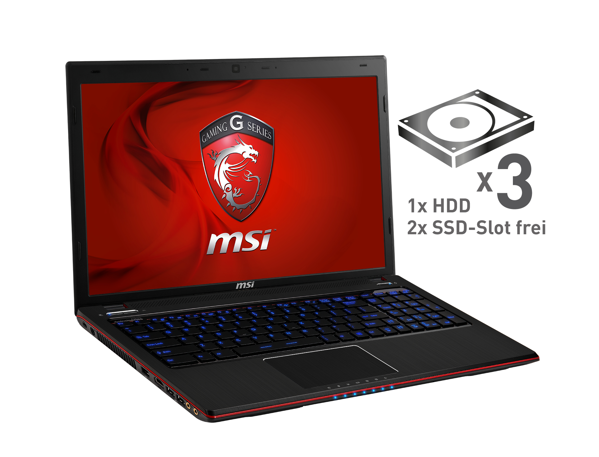 MSI Gaming GE60-i765M281B Intel® Core™ i7 i7-4700MQ Laptop – image 2