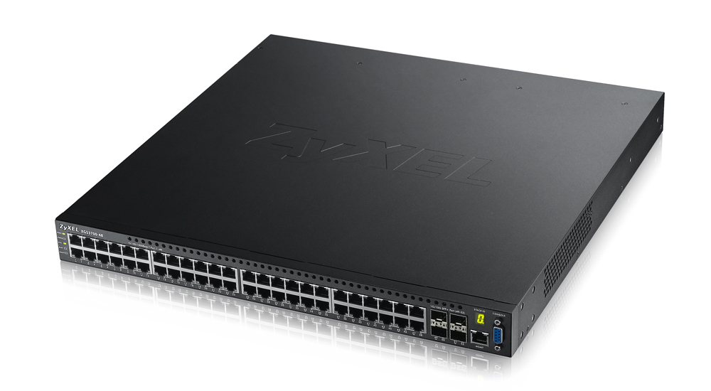 Zyxel XGS3700-48 Managed L2+ Gigabit Ethernet (10/100/1000) Black – image 1