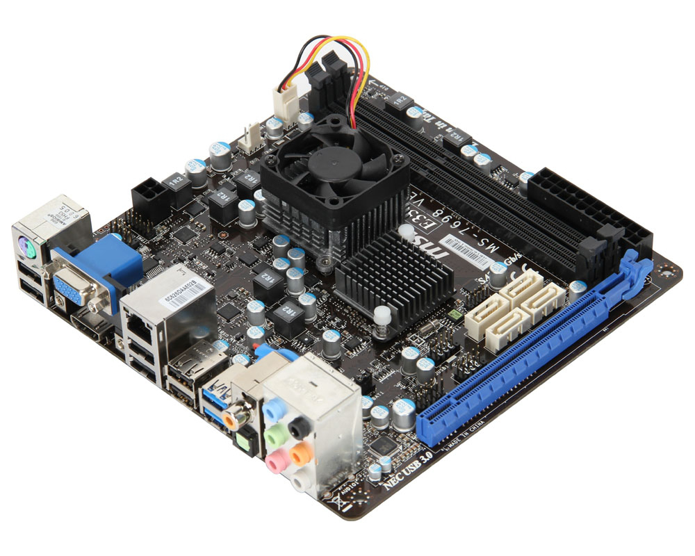 MSI E350IA-E44 AMD Hudson M1 NA (integrated CPU) mini ITX – image 1