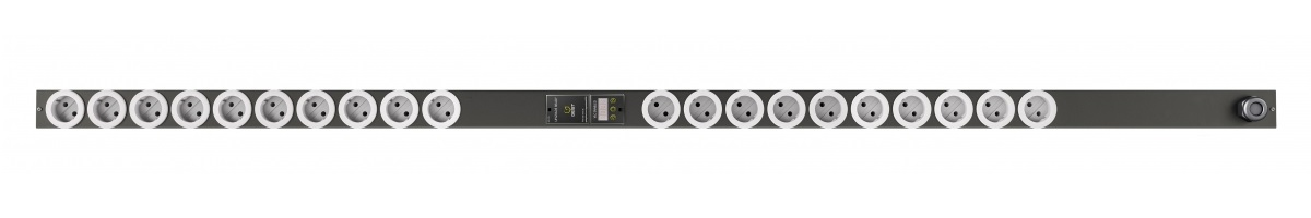 Vertiv MG01D4W0-20SKR3-2PS6B2A10-S power distribution unit (PDU) 20 AC outlet(s) 0U Black