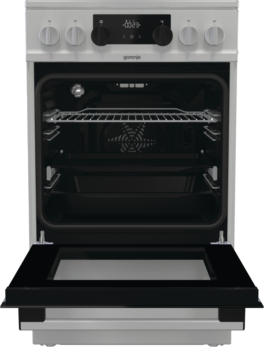 Gorenje ECS5350XA Freestanding cooker Electric Zone induction hob Stainless steel – image 4