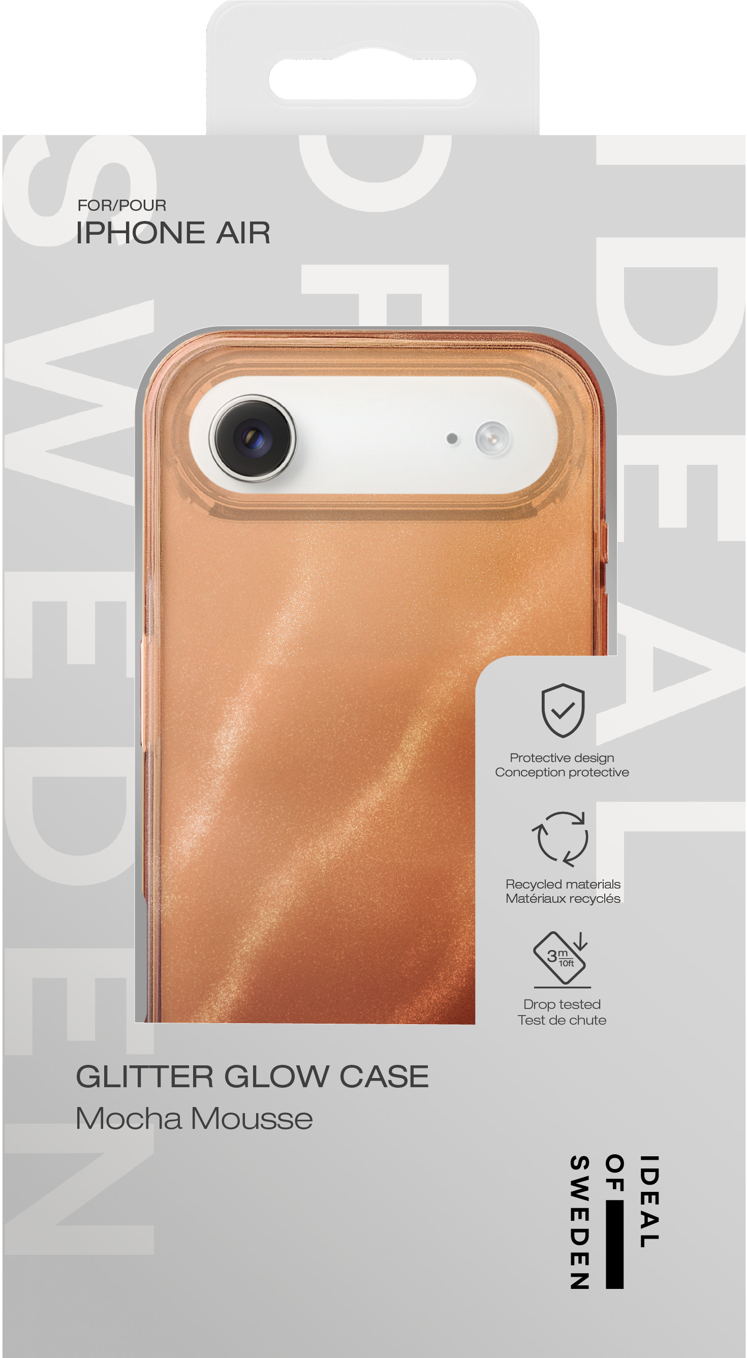 iDeal of Sweden Clear Case iPhone Air Mocha Mousse – image 4