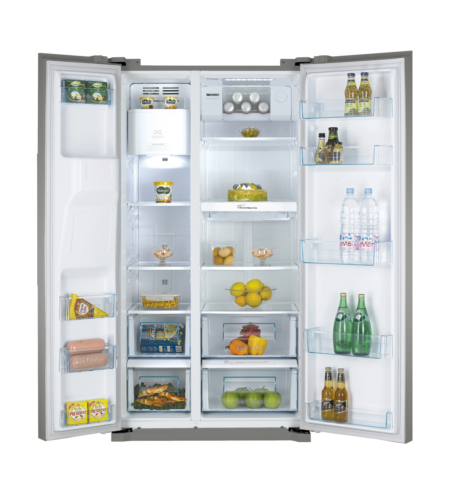 Daewoo FPN-X2PD4CSI side-by-side refrigerator Freestanding – image 2