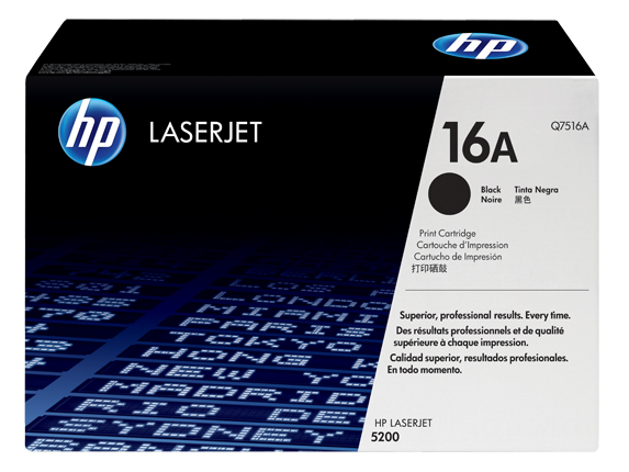 HP Q7516A toner cartridge 1 pc(s) Original Black