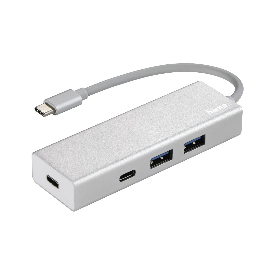 Hama Aluminium USB 3.2 Gen 2 (3.1 Gen 2) Type-C 5000 Mbit/s Silver – image 1