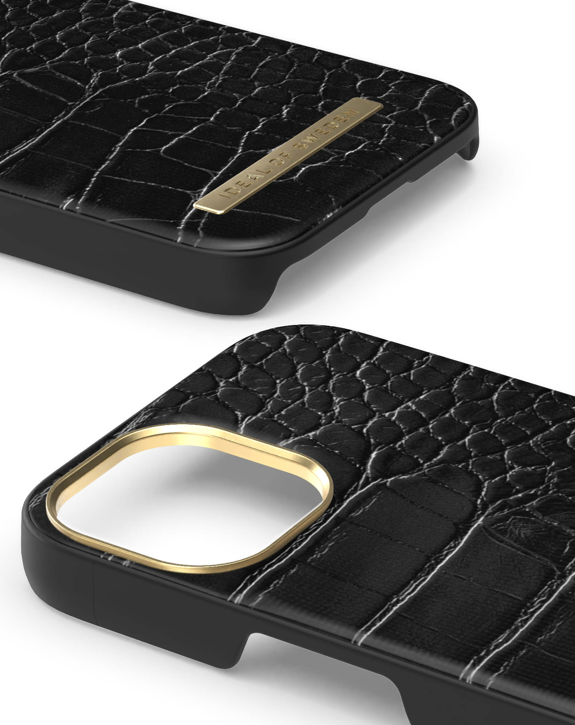 iDeal of Sweden Atelier Case iPhone 15 Plus Neo Noir Croco – image 2