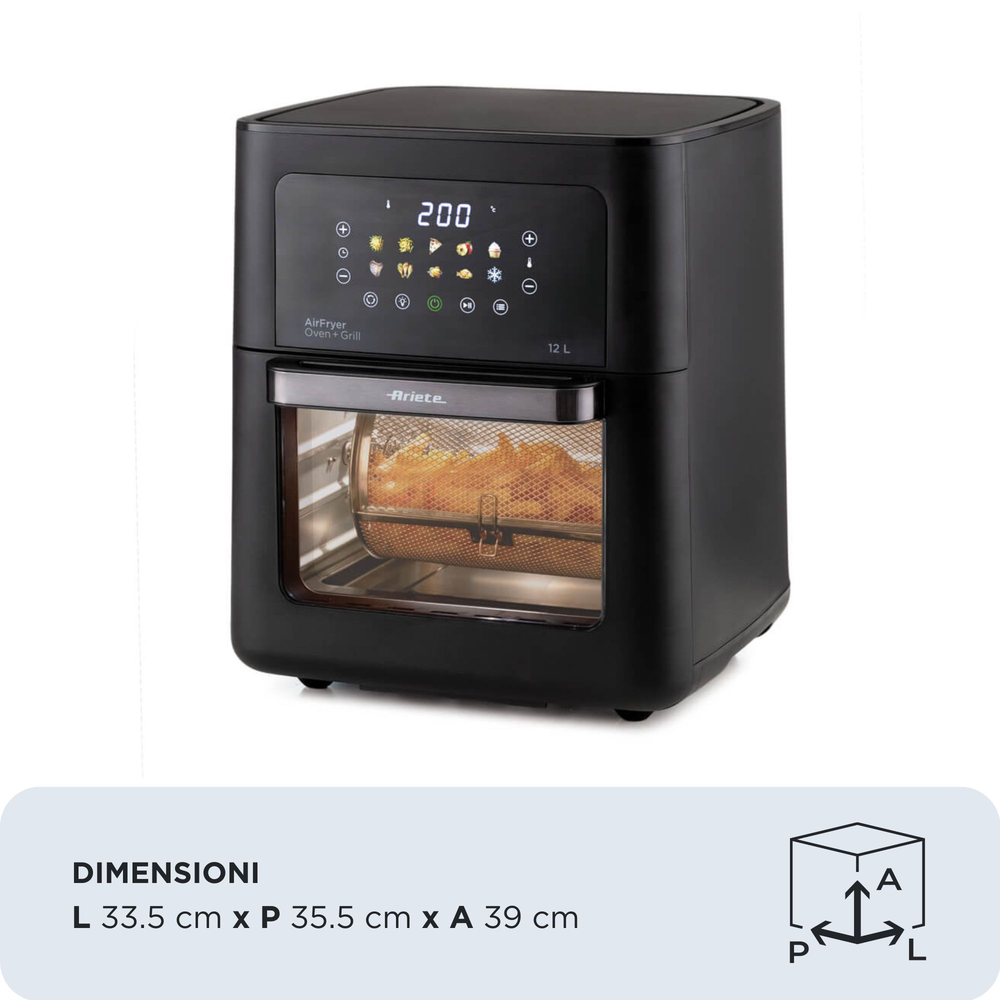 Ariete 4641 Air Fryer Oven + Grill, Air Fryer and Oven – image 4