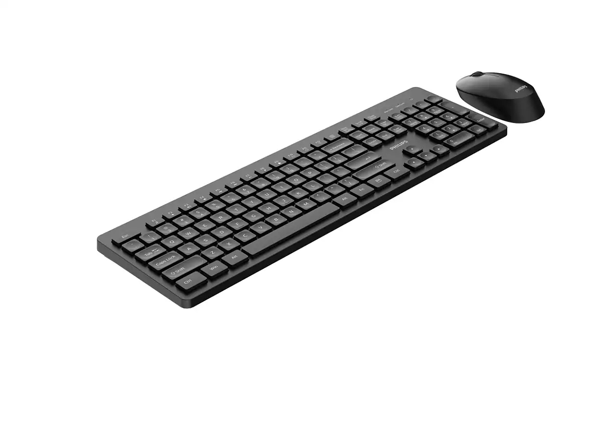 Philips 3000 series SPT6308B/94 keyboard Mouse included Home/Office RF Wireless QWERTY Black – image 3