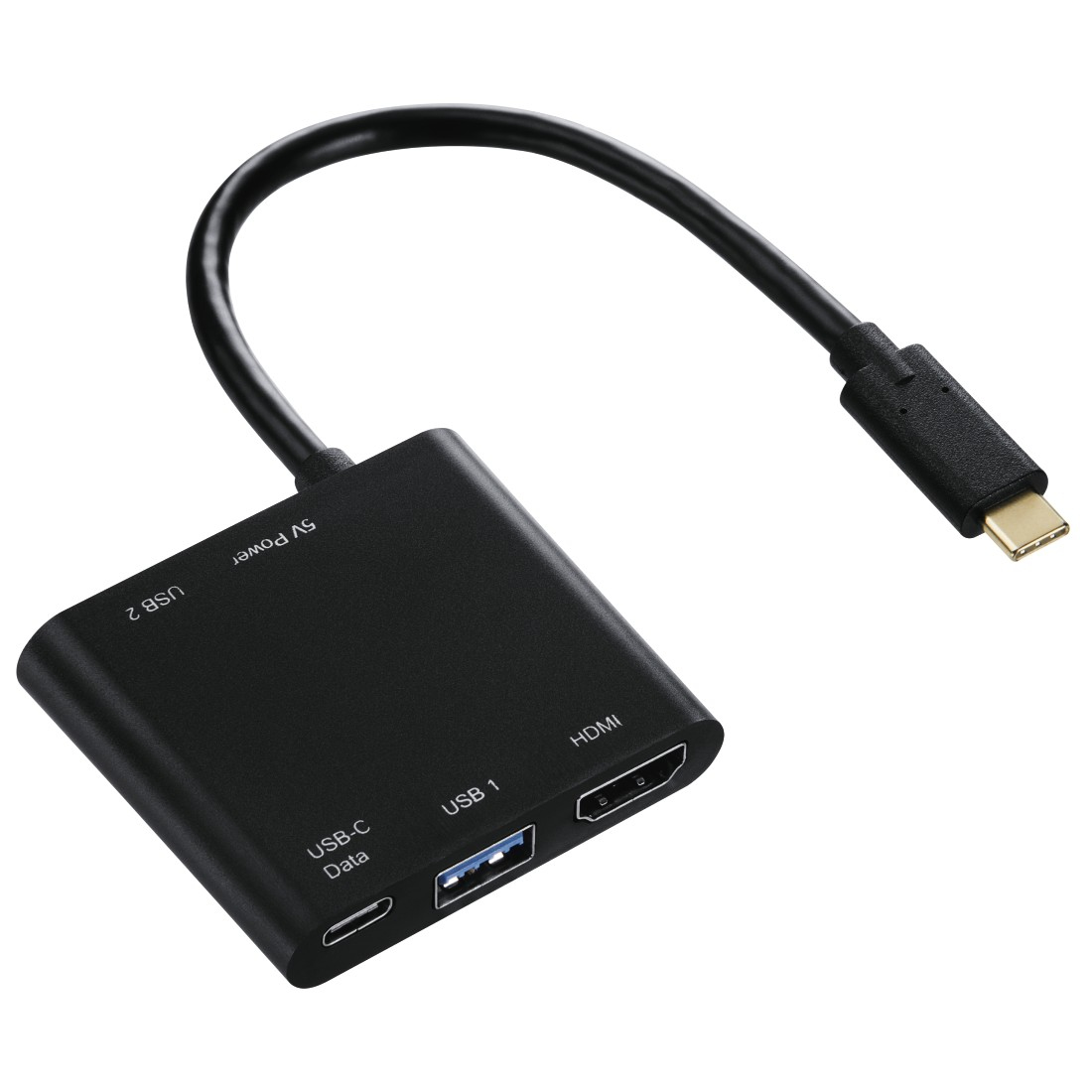 Hama 00135729 laptop dock/port replicator Black