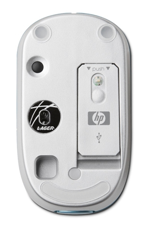 HP Turquoise Wireless Laser Mini Mouse – image 8