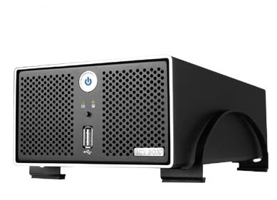 ICY BOX IB-NAS4220-B Black