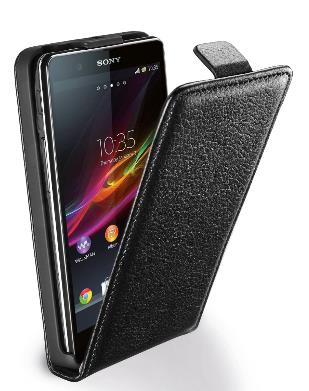 Cellularline FLAPESSXPERIAZ1SBK mobile phone case Flip case Black