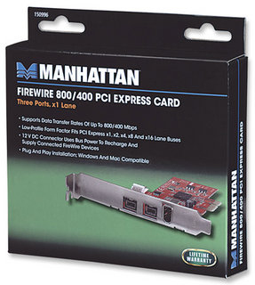 Manhattan 150996 interface cards/adapter Internal IEEE 1394/Firewire