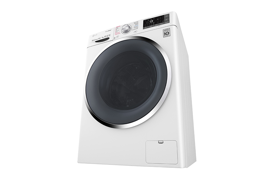 LG F14WD96TH2 washer dryer Freestanding Front-load Black, White – image 2