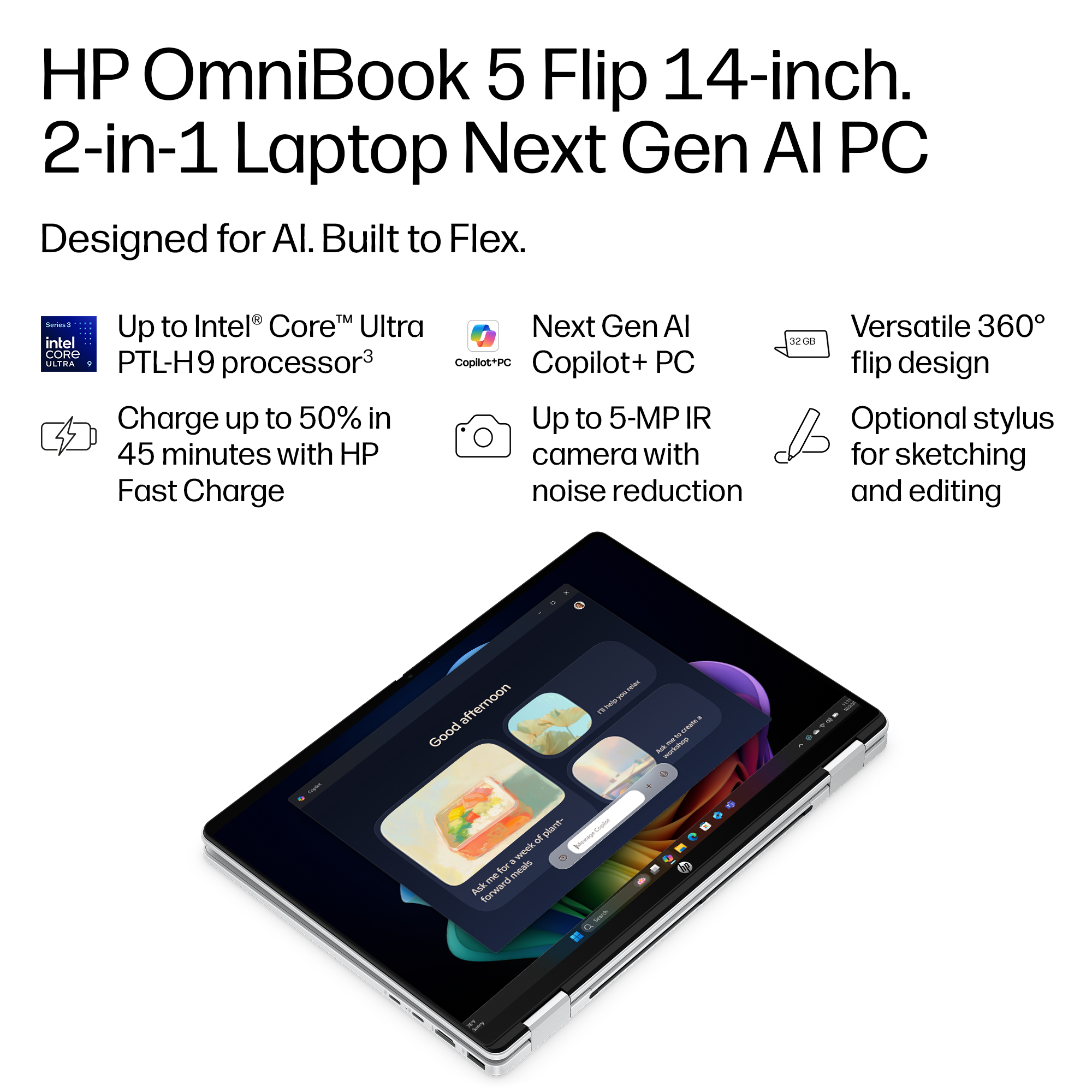 HP DP2Z3EA laptop Copilot+ PC Intel Core Ultra 5 322 – image 4