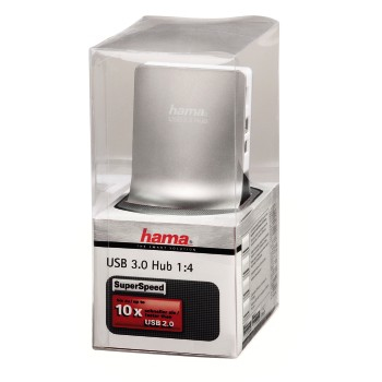 Hama 00039875 interface hub 5000 Mbit/s Silver – image 5