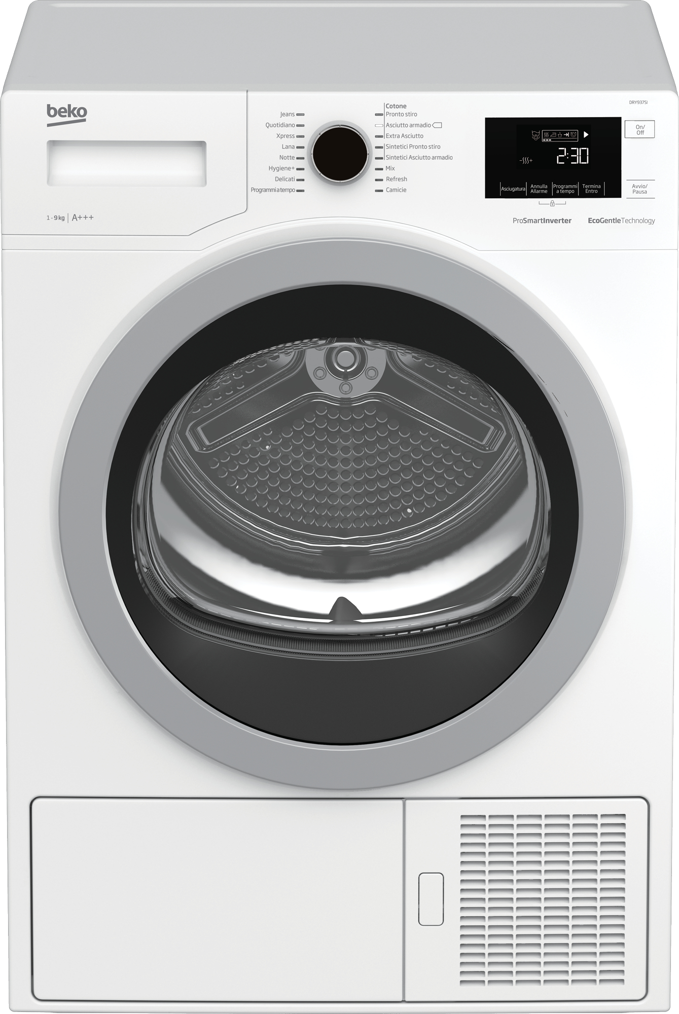 Beko DRY937SI tumble dryer Freestanding Front-load – image 1