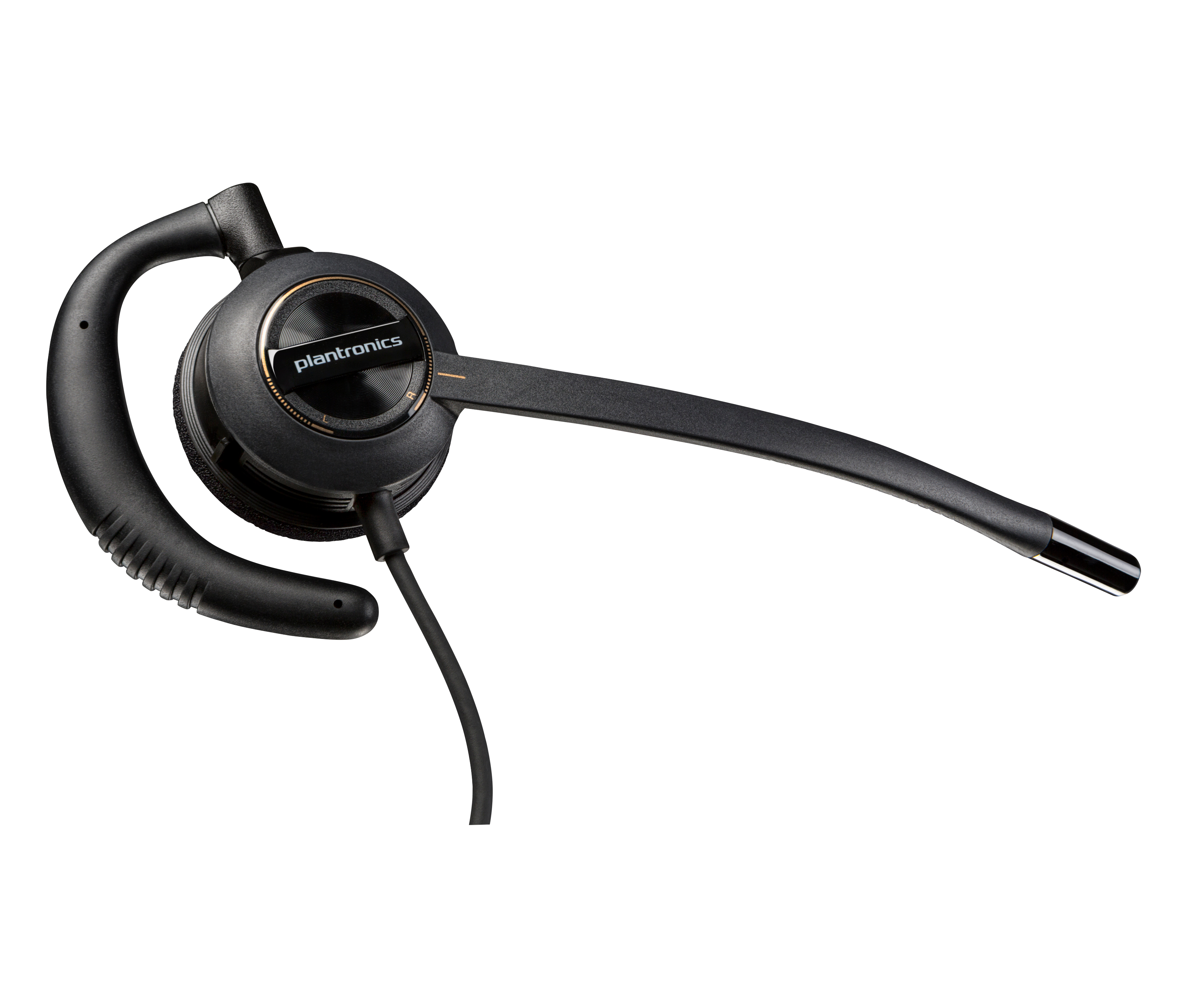 HP Poly EncorePro 530 - EncorePro 500 series - headset - in-ear - wired - Quick Disconnect - black - UC certified, Certified for Skype for Business