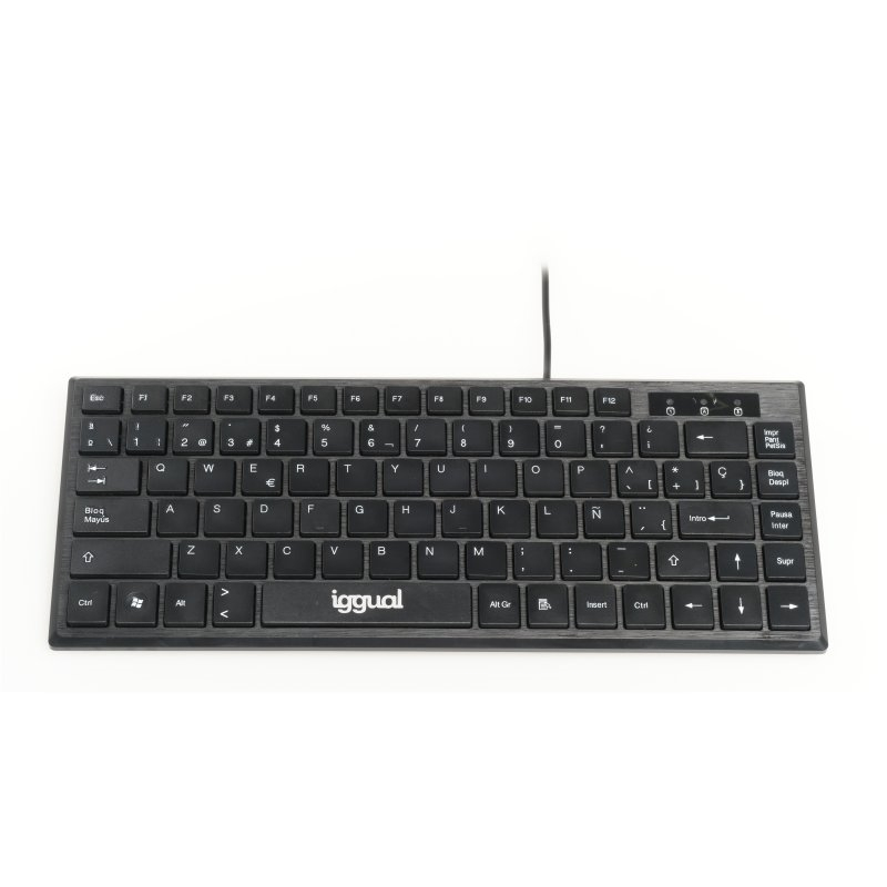 iggual IGG317082 keyboard Office USB QWERTY Black – image 1