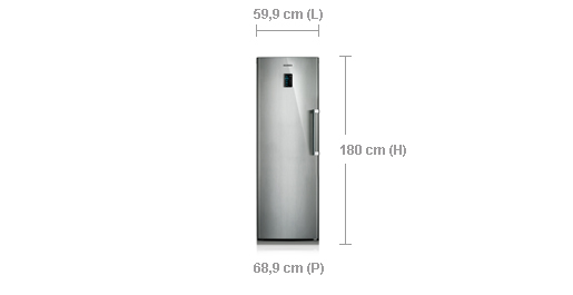 Samsung RZ80FHMG Upright freezer Freestanding – image 3