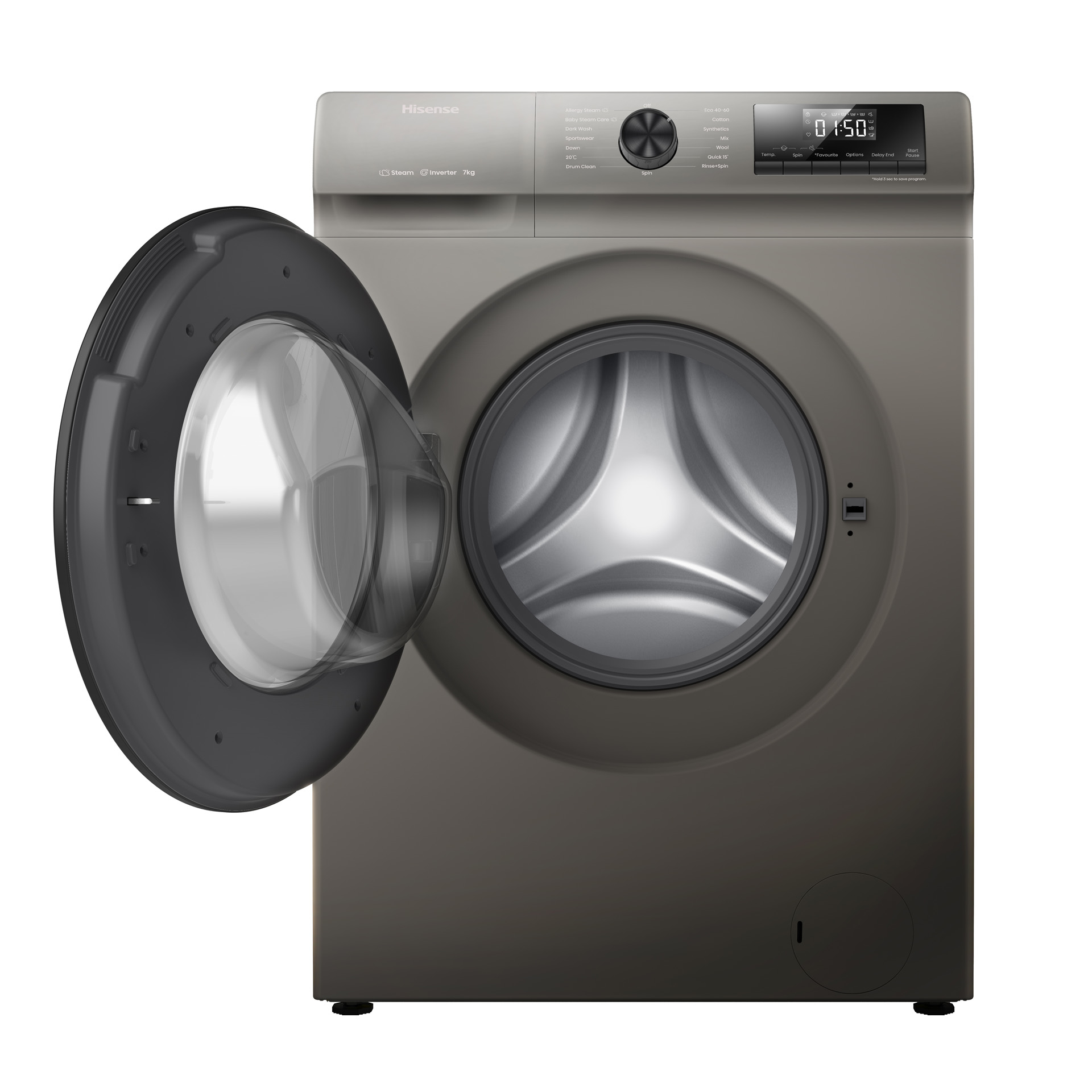 Hisense WFQP9012VMT washing machine Front-load – image 4