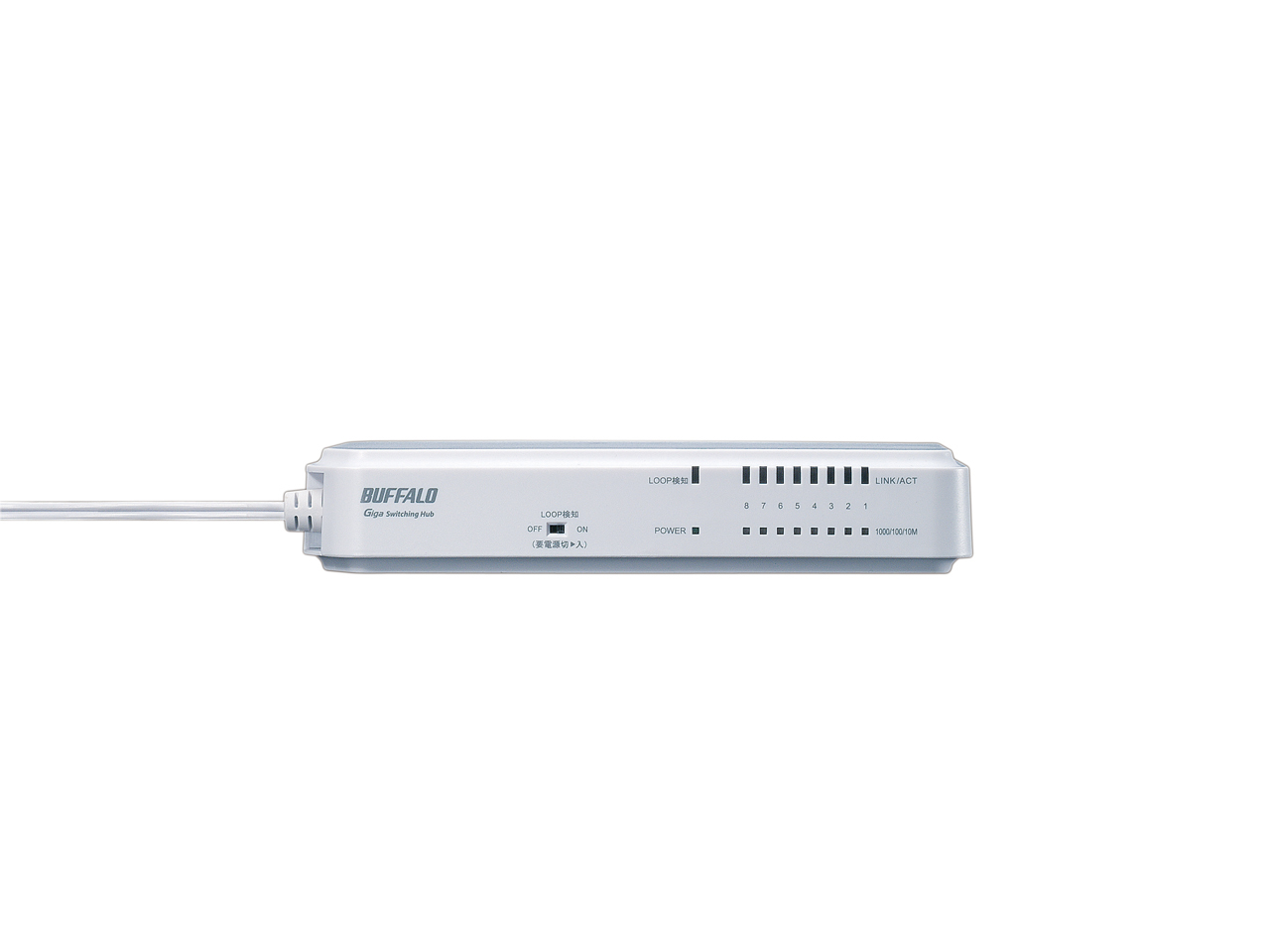 Buffalo BS-G2108UR-TP network switch L2 Gigabit Ethernet (10/100/1000) White – image 2