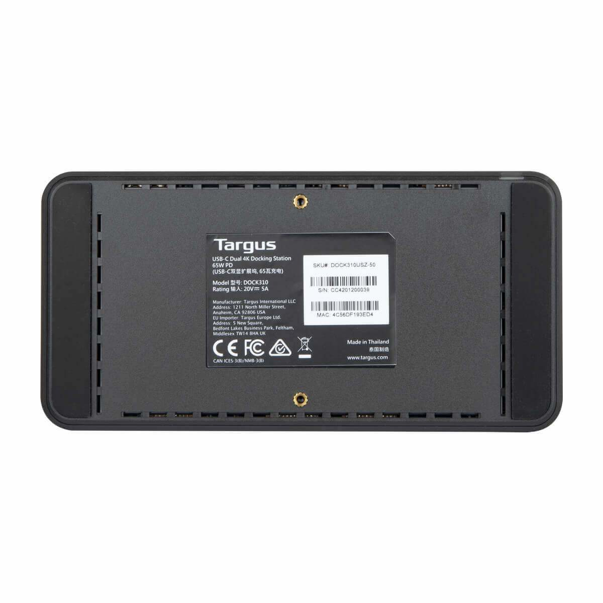Targus DOCK310USZ laptop dock/port replicator Wired Black – image 3