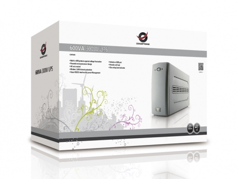 Conceptronic CUPS600 uninterruptible power supply (UPS) 0.6 kVA – image 4