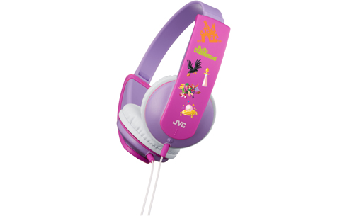 JVC HA-KD5-ZE-E headphones/headset Wired Head-band Music Pink, Purple – image 2