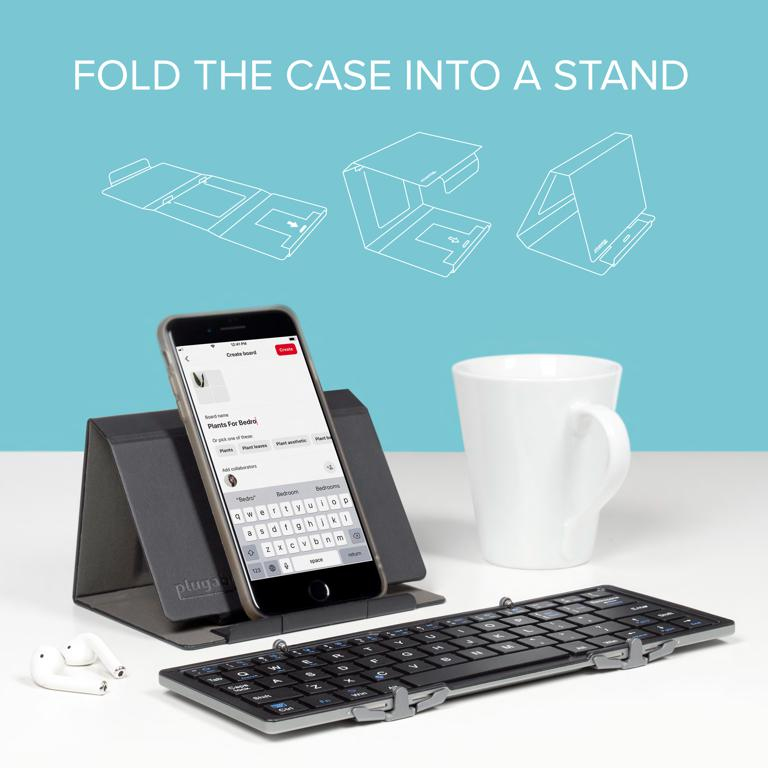 Plugable Technologies BT-KEY3 mobile device keyboard QWERTY English Bluetooth Black – image 3