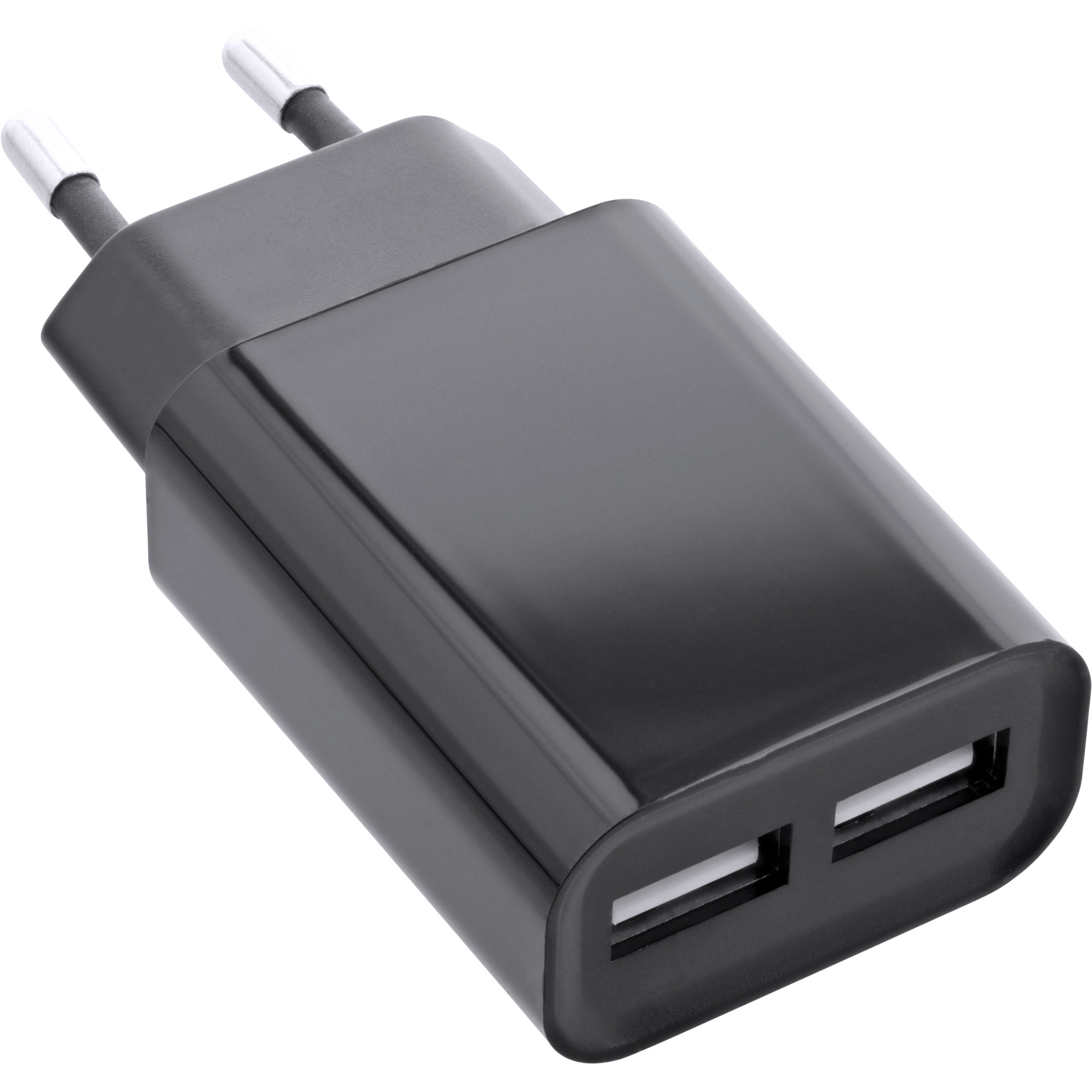 InLine USB Power Adapter DUO, 2 Port 100-240VAC to – image 2